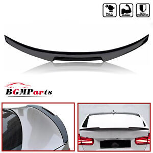 M4-Style Rear Spoiler Wing Piano Black For 2012-2018 BMW F30 3Series M3 4-Door (For: 2018 BMW)