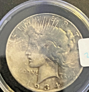 1934 S Peace Dollar VAM 3 Beautiful Color Extra Fine + see pictures
