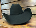 Genuine 100% Felt Fine Wool 6X  Western Hat Aspen Black-5723