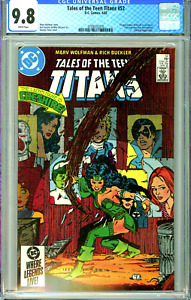 TALES OF THE TEEN TITANS 52 CGC 9.8 WP 1st AZRAEL New NONCIRCULATED Case DC 1985