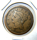 New Listing1856 Braided Hair Large Cent 
