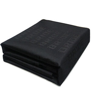 JDM Black Bride Fabric Seat Cloth Racing Seats Cover Interior Cloth 1M×1.6M