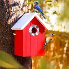 Cedar Bluebird House Wooden Bird House for Outside 1.5