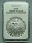 2008-W American Silver Eagle Reverse of 2007 NGC MS 69