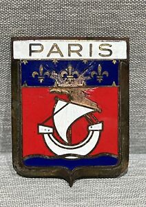 Badge auto car drago 1950s original Paris Ile de France France French 550