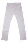 Dior Homme White Cotton Blend Jeans Size 32
