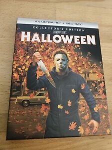 Halloween 4K / Blu Ray w Hard Slipcase Scream Factory Shout 1978 Michael Myers
