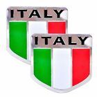 2Pcs 3D Metal ITALY Italian Flag Car Sticker Emblem Badge Decal Auto Accessories (For: Chevrolet)