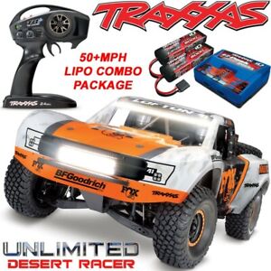 Traxxas Unlimited Desert Racer UDR 4WD Truck FOX 6S 50+MPH COMBO w/Factory LEDs!