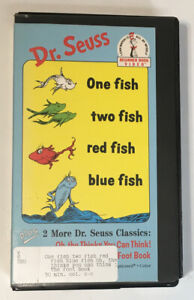 dr. Seuss one Fish two Fish red Fish blue Fish VHS 1989
