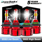 9005+9006 LED Combo COB LED Headlight Kit 360000LM Light Bulbs Hi/Low Beam 6000K (For: 2000 Honda Accord)