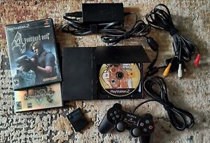 Sony PlayStation 2 Slim PS2 SCPH-70012  Bundle W/ Games GTA, Tested