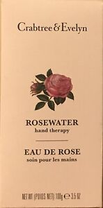 Crabtree & Evelyn ROSEWATER Hand Therapy 3.5 oz Hand Cream