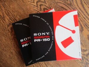 (2) NOS Sony PR-150 7