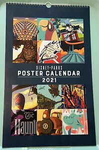 2021 Disney Parks 12-Month Poster Art Wall Calendar