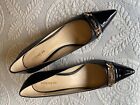 Coach Dress Shoes Women’s Size 8.5 New Black With Gold Trim