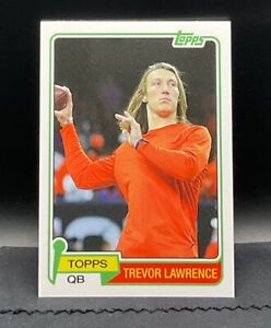 New Listing2021 Topps X Trevor Lawrence Trevor Lawrence #21 Rookie RC Jacksonville Jaguars