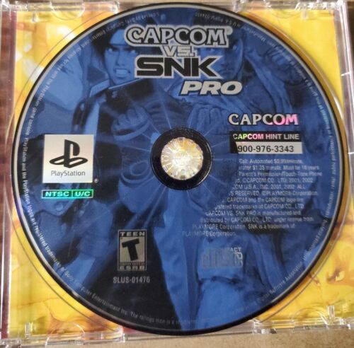 Capcom vs SNK Pro, Playstation PS1 - Disc only