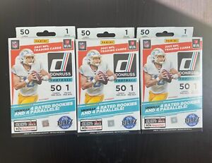 Brand New 2021 Panini Donruss NFL Football Hanger Box 50 Cards (one box)