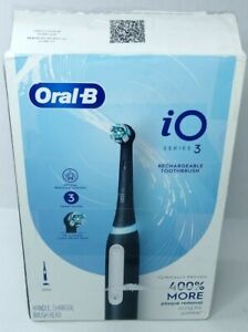 Oral-B iO Series 3 Rechargeable Electric Toothbrush - Matte Black- OPEN BOX