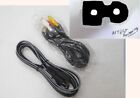 Sega Dreamcast Av Audio Composite RCA cable and power cord 6' NEW U.S. seller