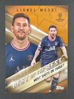 2022-23 Topps UCC Lionel Messi PSG Best Of The Best Orange #25/25
