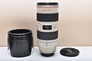 Used Canon EF 70-200mm f/2.8 L IS USM Telephoto Zoom Lens - scratch glass -