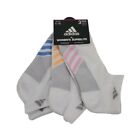 3 Pair Adidas Superlite Low Cut Socks, Women's Shoe Size 5-10 White, Pink, L21MP