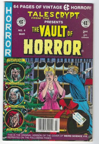 Lot of 2 Tales from the Crypt #4, 6 (EC Comics, 1990) Reprints, VF