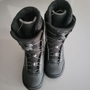 2021 Model Ride Lasso BOA Snowboard Boots Black Mens size US 8.5