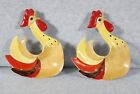 Rooster Candy Nut Dipping Dishes Holt Howard 1960 Vtg Kitsch