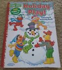 Sesame Street Jumbo 288 pg. Coloring Activity Book-Holiday Christmas,Winter.Used