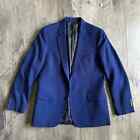 Paul Smith A Suit To Travel In Jacket Wool Cobalt 40R NWOT