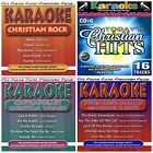 4 used CHRISTIAN POP/ROCK KARAOKE CDs LOT Michael W Smith,Third Day,Jars of Clay