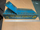 Original GM Chevrolet Catalog Rack 40’s 50's 60's Dealer Parts Counter Sign Blue