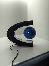 Floating Spinning  Globe Levitating Lighted Stand.