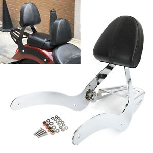 Passenger Sissy Bar Backrest Luggage Rack for Indian Scout Sixty 14-20 Chrome