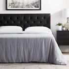 Lucid Mid-Rise Diamond Tufted Upholstered Headboard - Attach Frame- Wall Mount