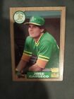 1987 Topps - Tiffany #620 Jose Canseco all star rookie error card spots under UV