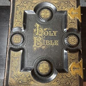 Brown’s Self Interpreting Family Bible With Apocrapha Vivid Pictures 1873