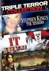STEPHEN KING TRIPLE TERROR COLLECTION DVD Shining 1997 It 1990 Salem's Lot 2004