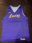 Nike Los Angeles Lakers Team Issued PE Reversible Practice Jersey Sz L
