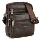 Men's Shoulder Bag Genuine Leather Crossbody Messenger Satchel Waistbag Handbag2