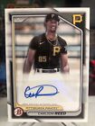 New ListingCarlson Reed AUTO 2024 Bowman Pittsburgh Pirates Rookie Prospect RC Autograph