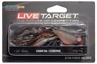LIVE TARGET Crawfish Lure 1/2oz Hollow Body Craw Bass Jig Brown/ Red CHB45S144