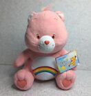 Care Bears Cheer Bear Rainbow Plush Plushie Stuffed Animal Nanco 11” 2003 w/Tag