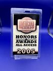 Americana Awards & Honors Backstage Pass Laminate 2005