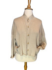Shirin Guild Cream Button-Up Swing Cashmere Cardigan with Pockets- Size O/S
