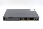 Cisco Catalyst 2960-X 24-Port Gigabit PoE Ethernet Switch P/N: WS-C2960X-24PD-L