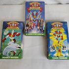 Captain Planet Lot Of 3 VHS Toxic Terror,, Deadly Waters, Hero For Earth
